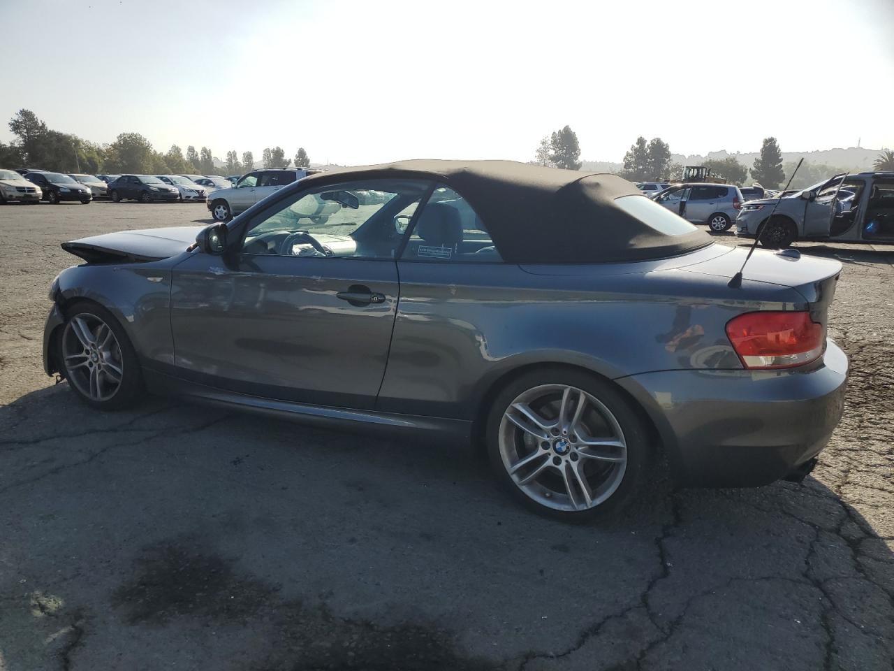 2013 Bmw 135 I Gray vin: WBAUN7C56DVM27904