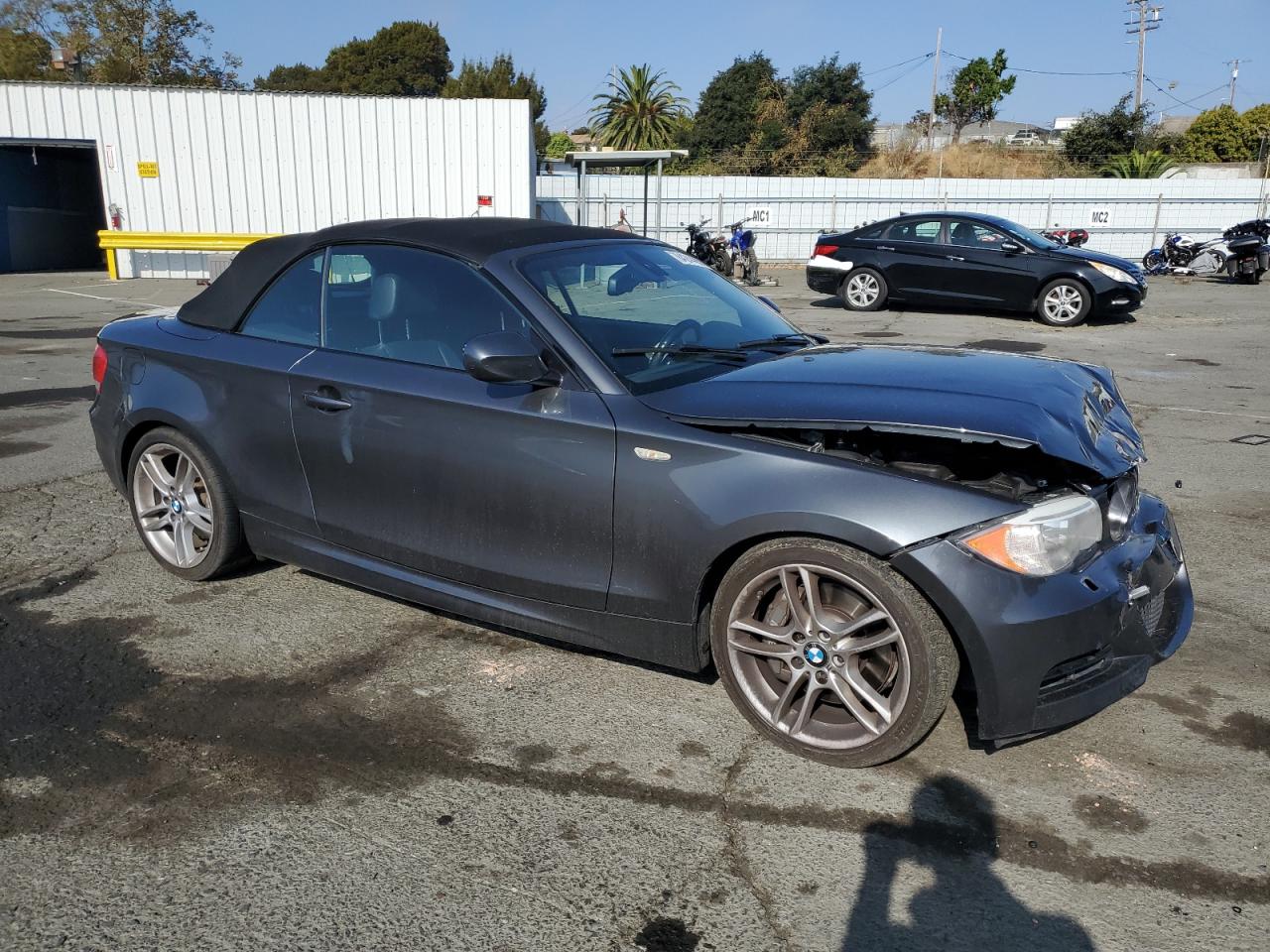 2013 Bmw 135 I Gray vin: WBAUN7C56DVM27904