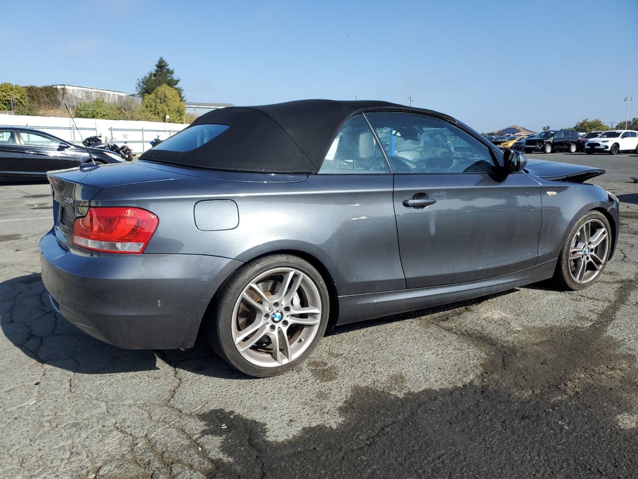 2013 Bmw 135 I Gray vin: WBAUN7C56DVM27904
