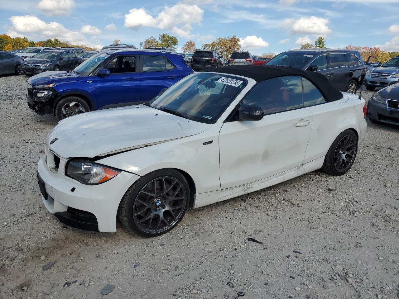2011 Bmw 135 I White vin: WBAUN7C57BVM24071