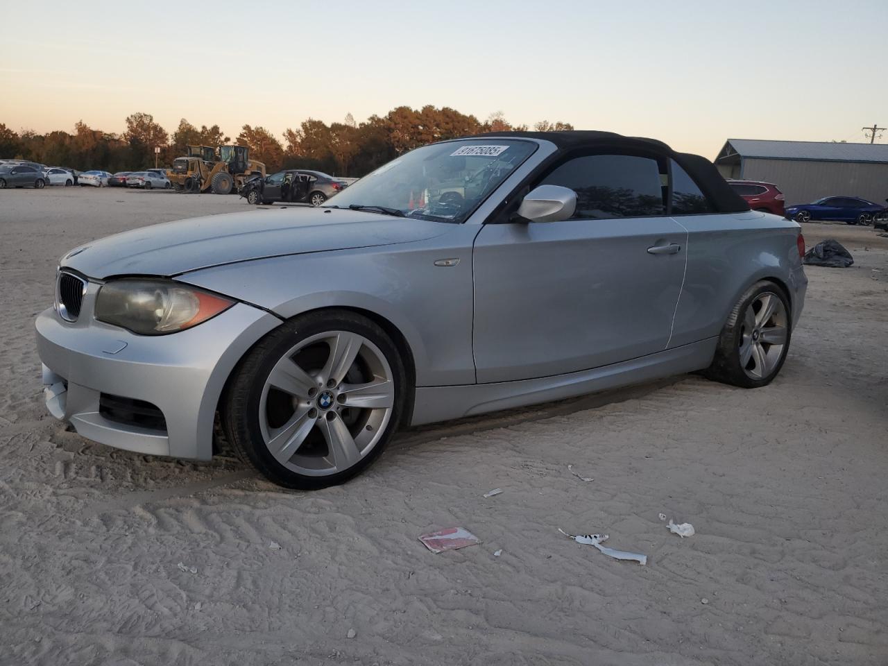 2011 Bmw 135 I Silver vin: WBAUN7C58BVM24323