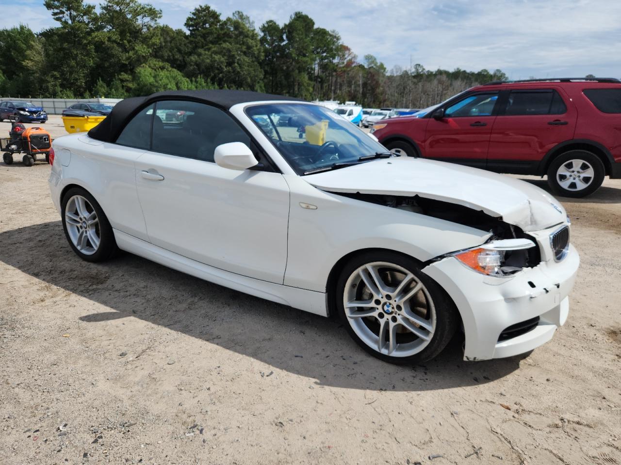 2012 Bmw 135 I White vin: WBAUN7C58CVM26431
