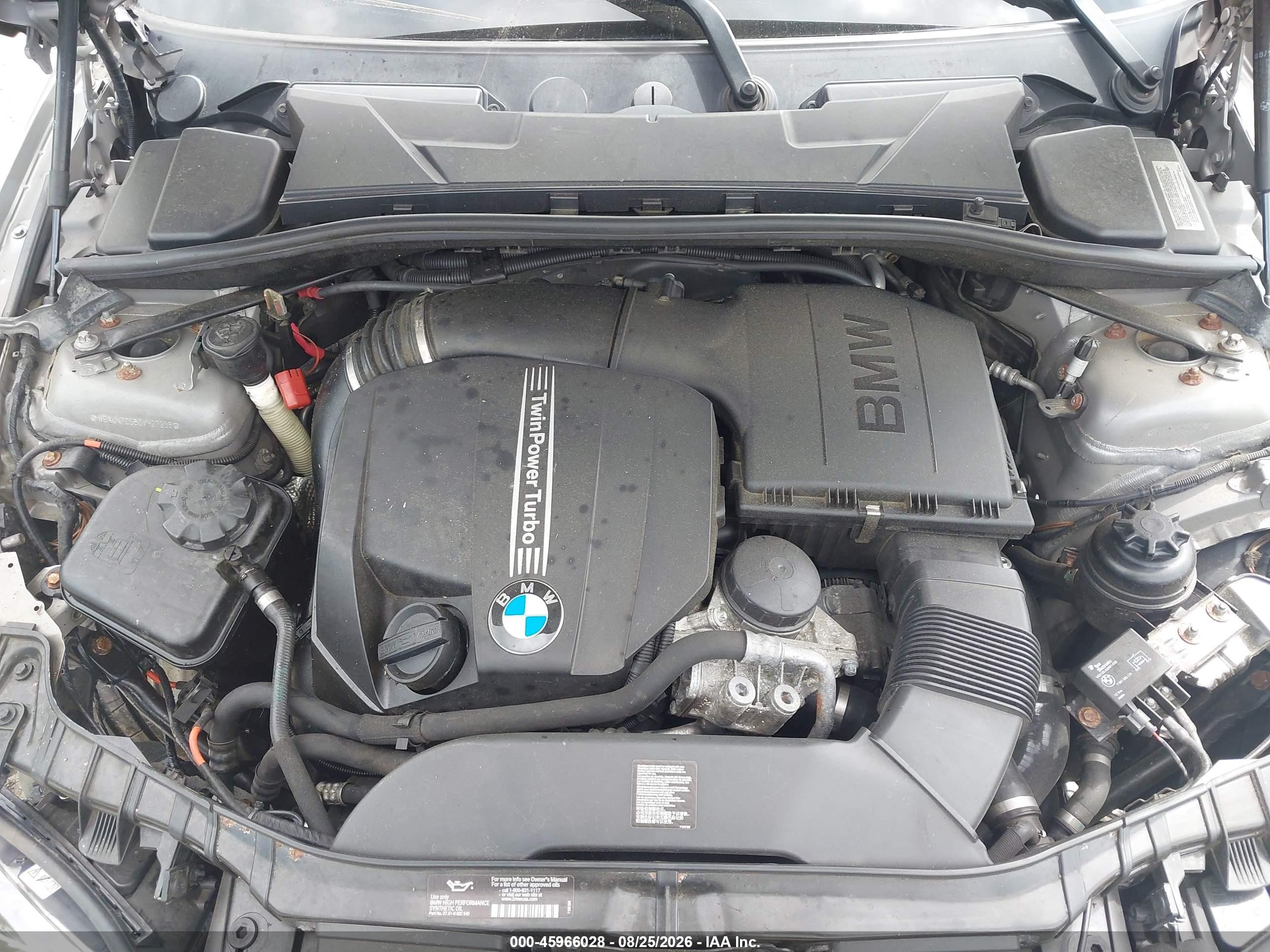2013 Bmw 135i   Tan vin: WBAUN7C58DVM27208