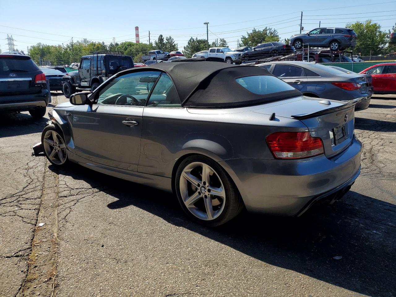 2011 Bmw 135 I Gray vin: WBAUN7C59BVM24329