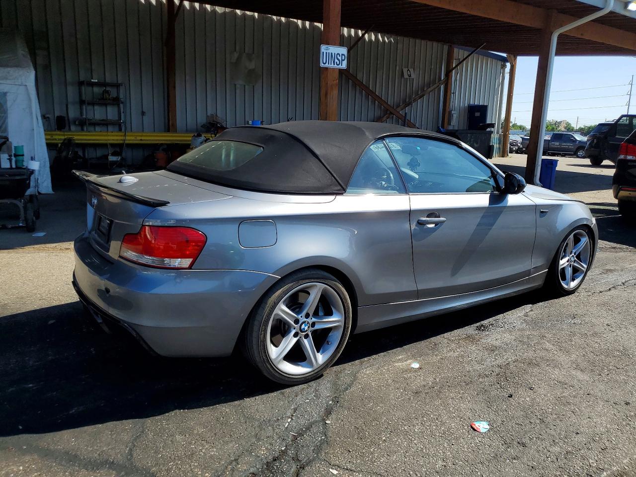 2011 Bmw 135 I Gray vin: WBAUN7C59BVM24329