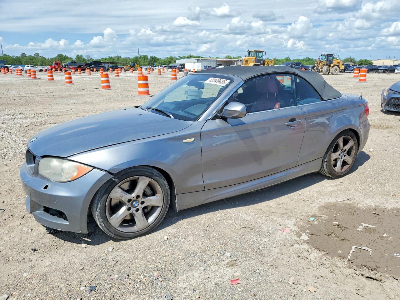 2011 Bmw 135 I Gray vin: WBAUN7C5XBVM25425