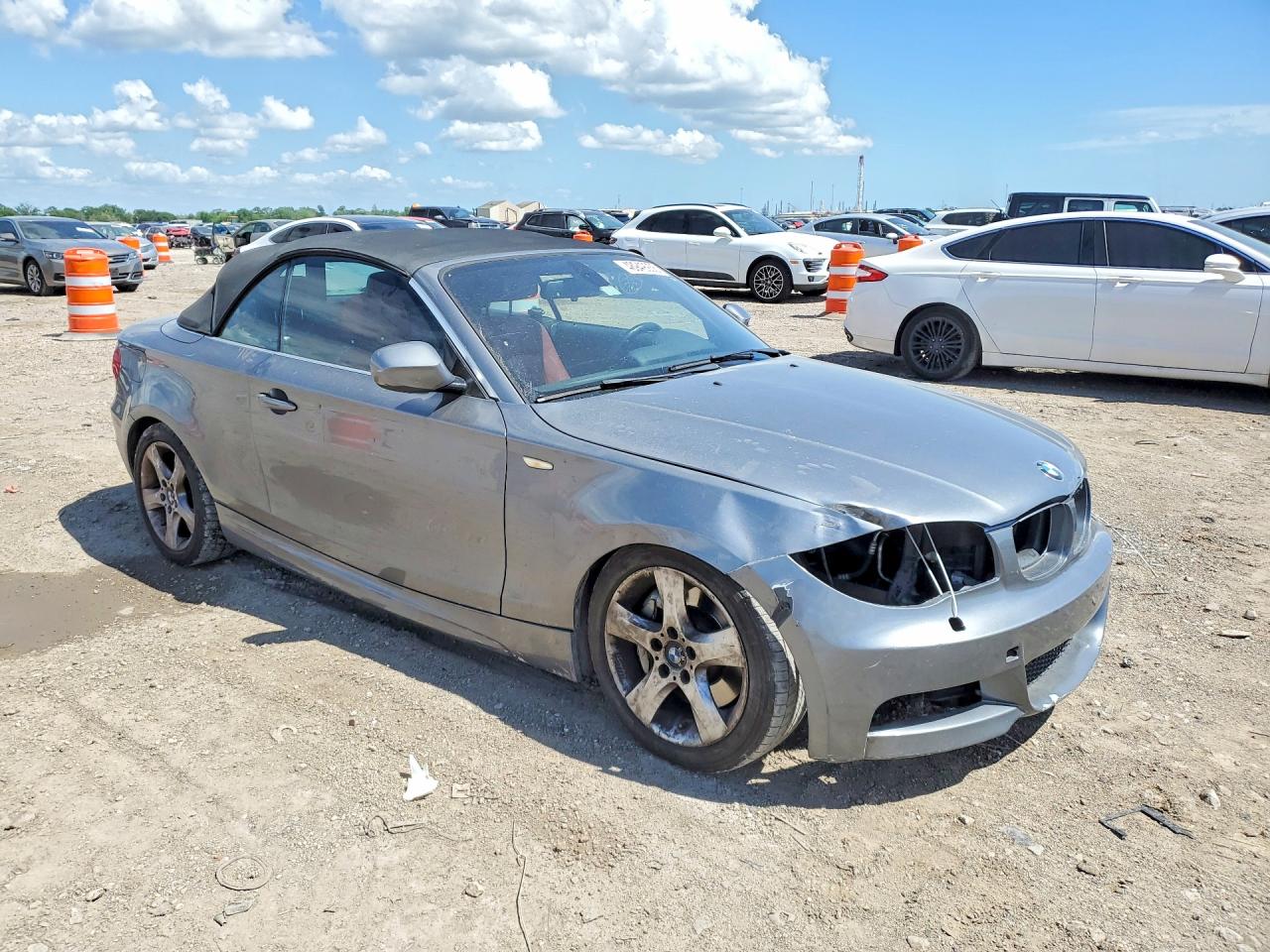 2011 Bmw 135 I Gray vin: WBAUN7C5XBVM25425