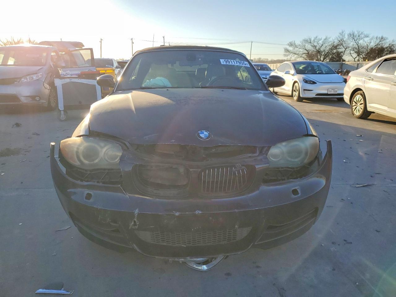 2008 Bmw 135 I Blue vin: WBAUN93518VF54919