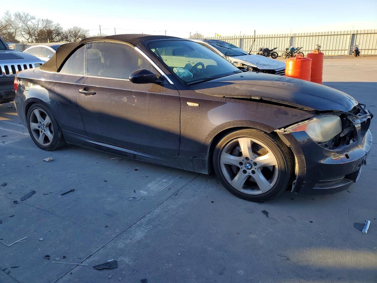 2008 Bmw 135 I Blue vin: WBAUN93518VF54919