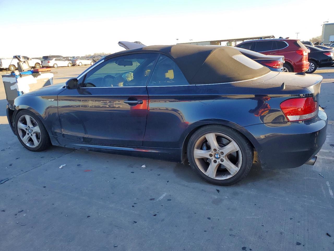 2008 Bmw 135 I Blue vin: WBAUN93518VF54919