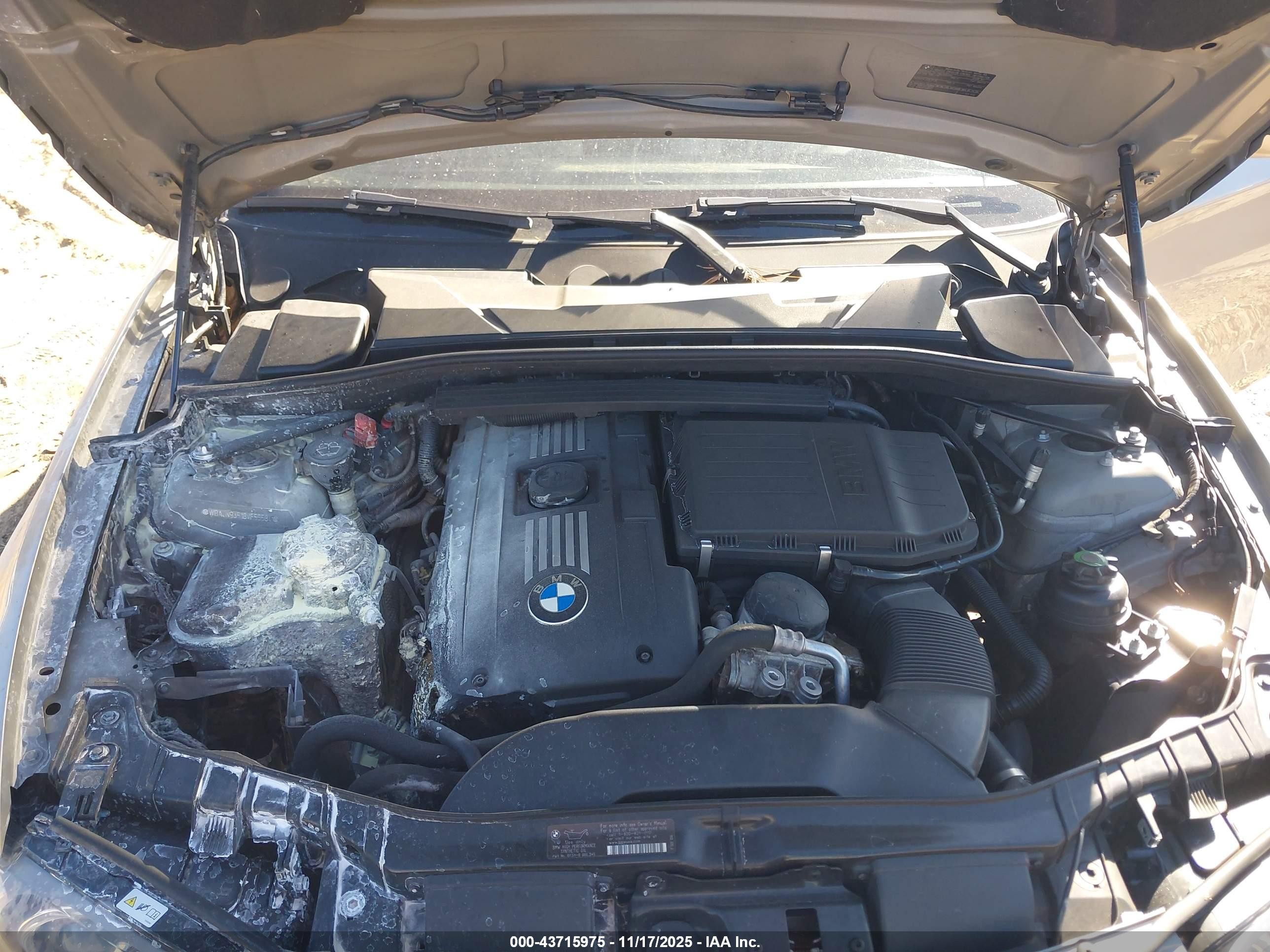 2008 Bmw 135i   Gray vin: WBAUN93518VF55584