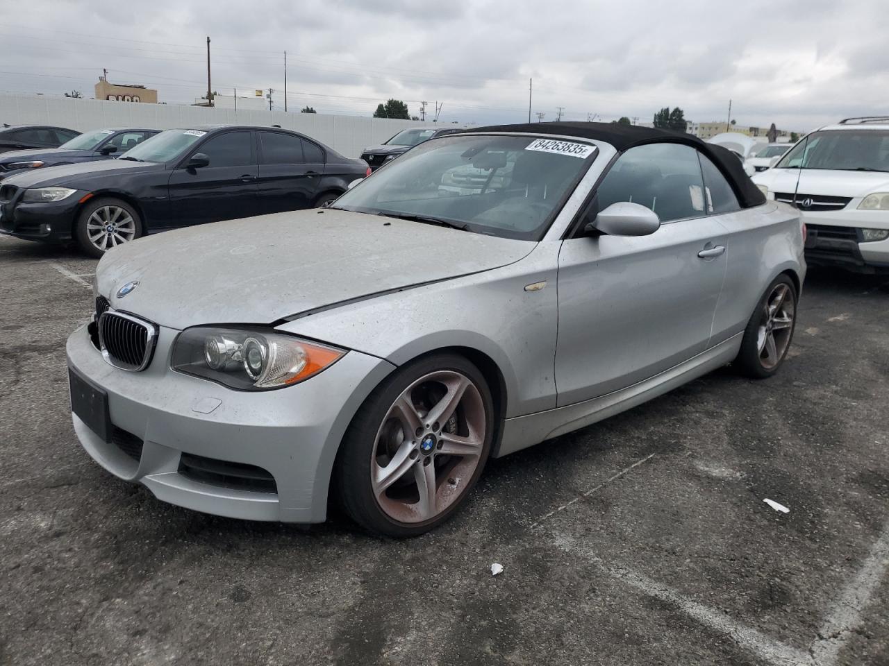 2008 Bmw 135 I Серебряный vin: WBAUN93518VF55682