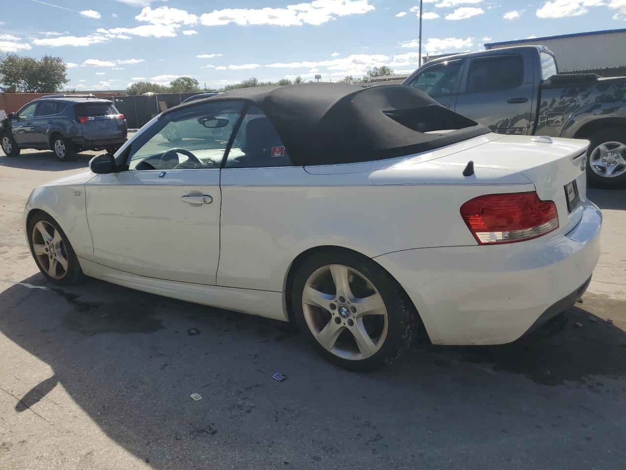 2008 Bmw 135 I White vin: WBAUN93518VK39762