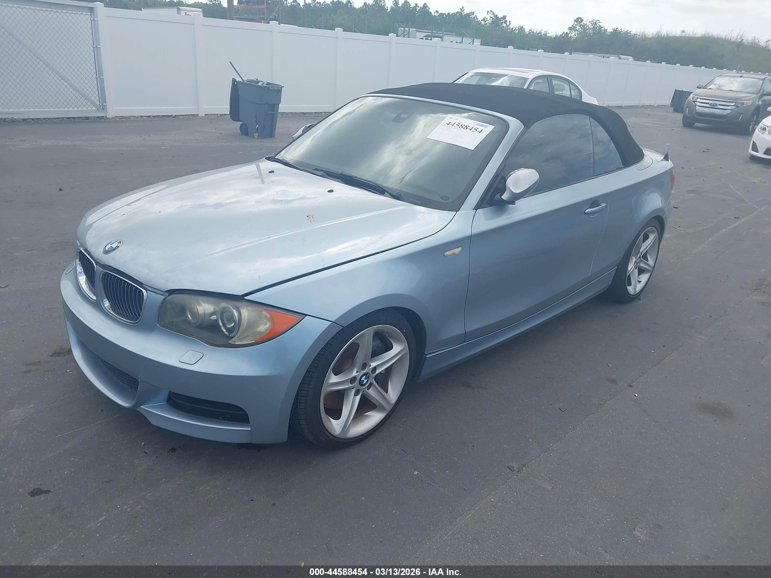 2008 Bmw 135i   Light Blue vin: WBAUN93518VK39907