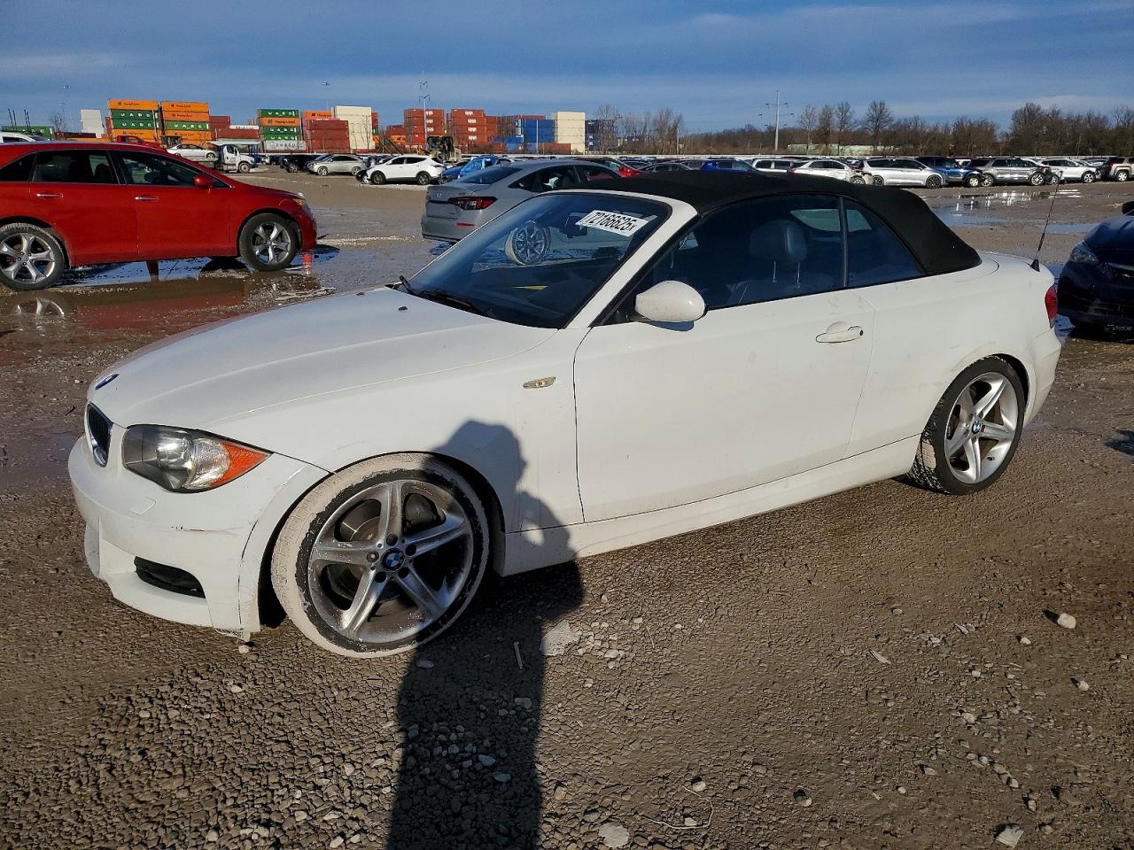 2009 Bmw 135 I White vin: WBAUN93519VK41111