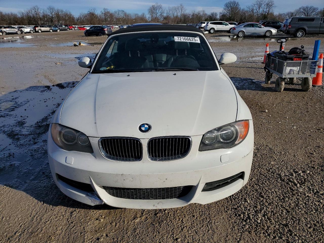 2009 Bmw 135 I White vin: WBAUN93519VK41111