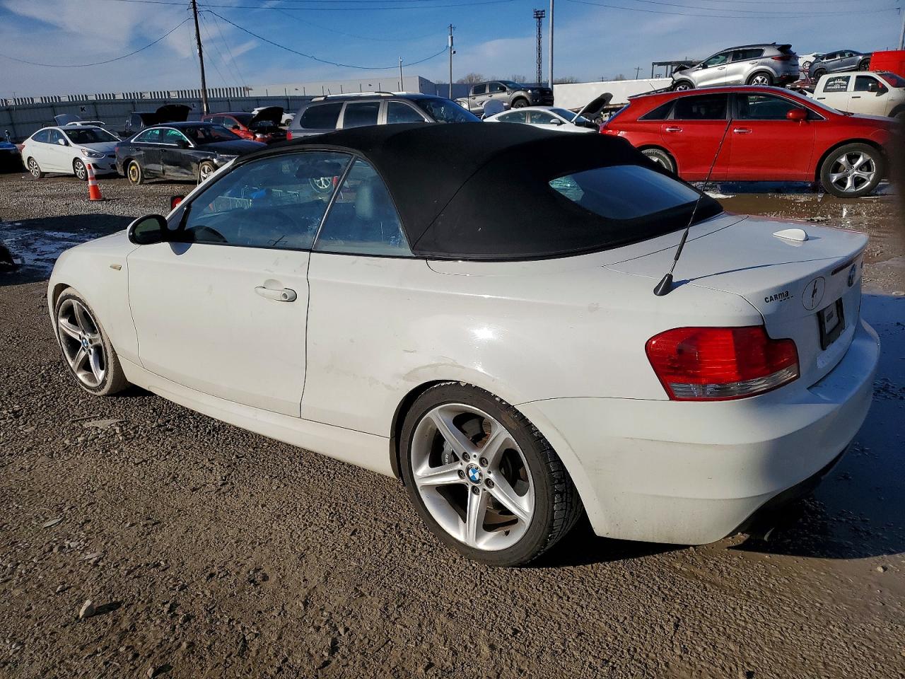 2009 Bmw 135 I White vin: WBAUN93519VK41111