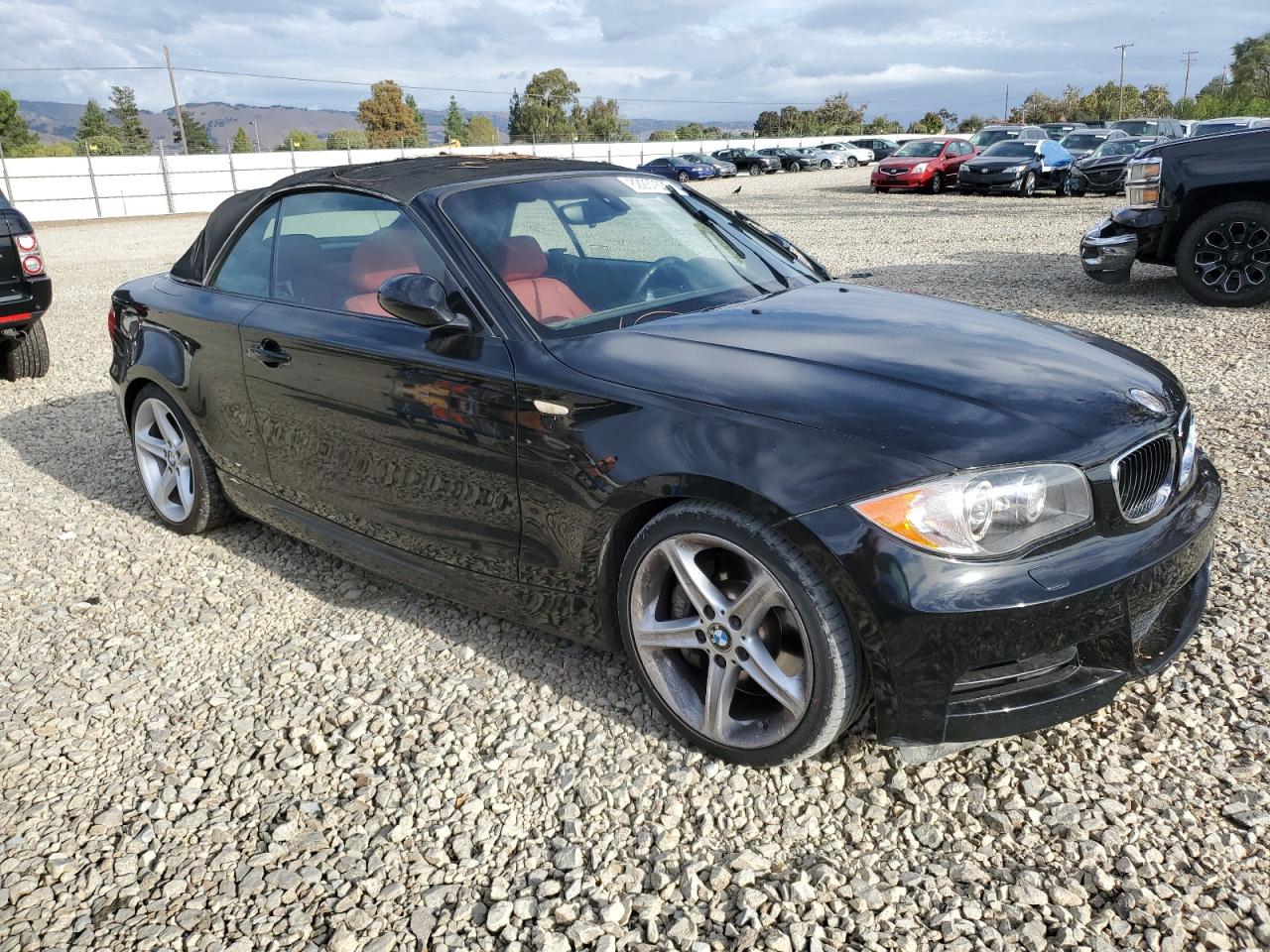 2008 Bmw 135 I Black vin: WBAUN93528VF55710