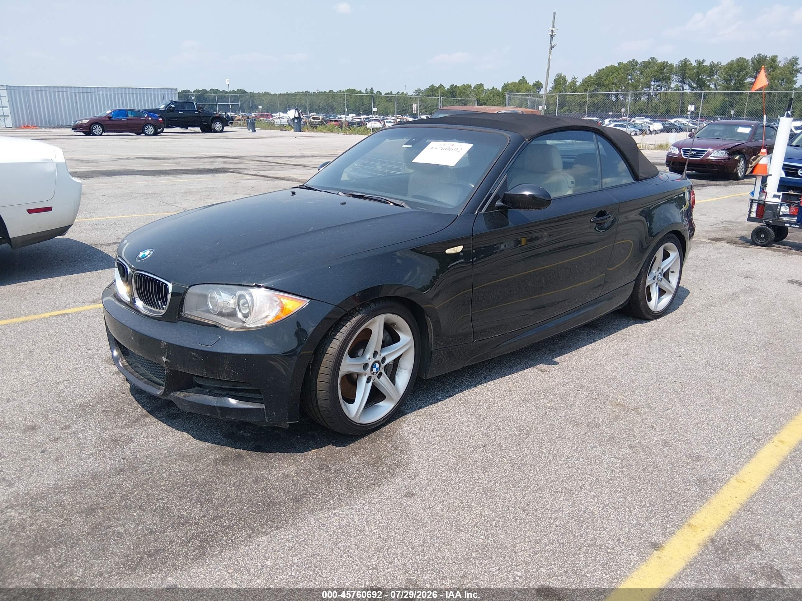 2009 Bmw 135i   Black vin: WBAUN93529VK40078