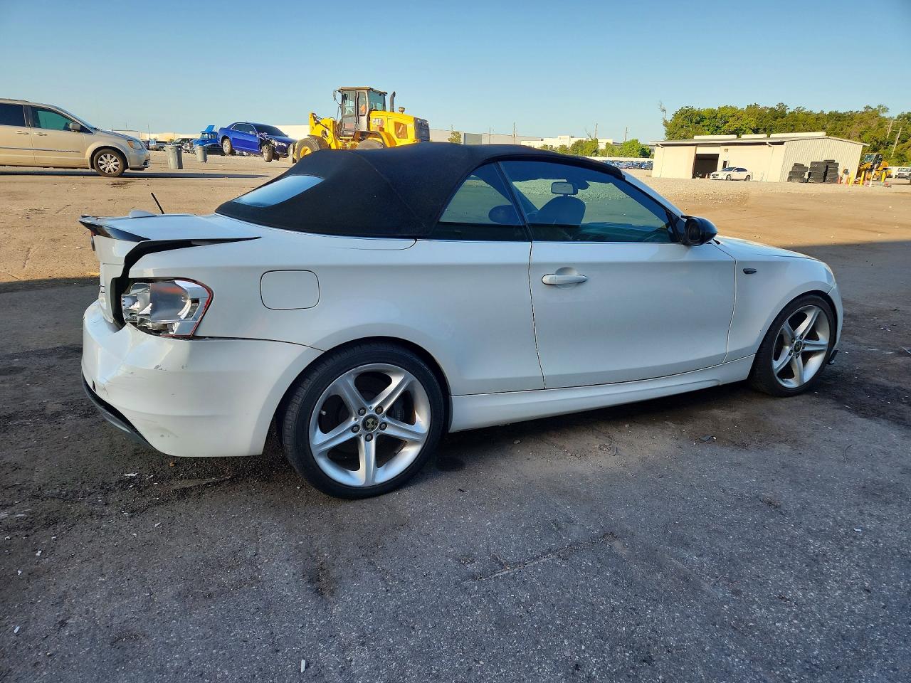 2009 Bmw 135 I White vin: WBAUN93529VK40579