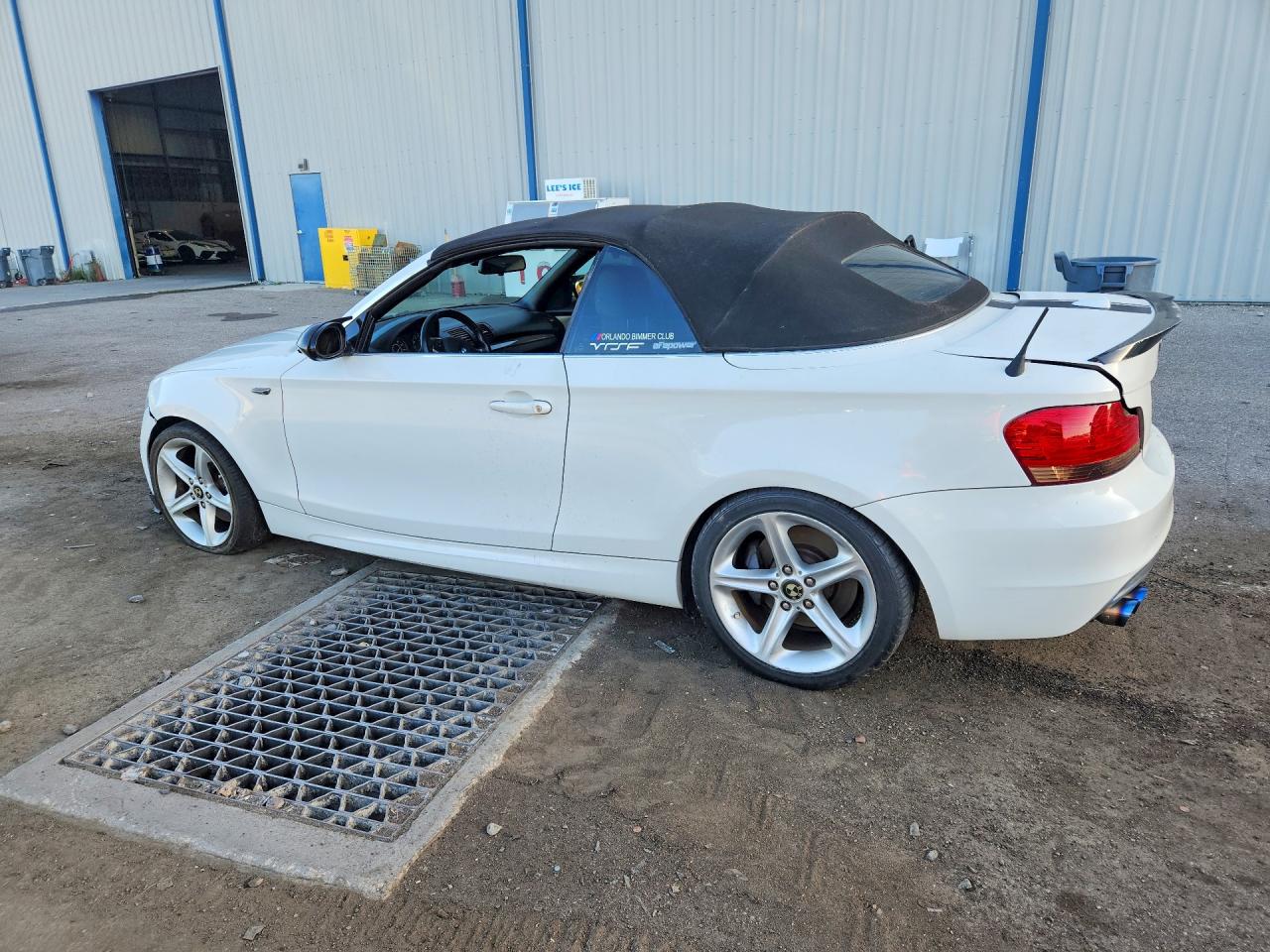 2009 Bmw 135 I White vin: WBAUN93529VK40579