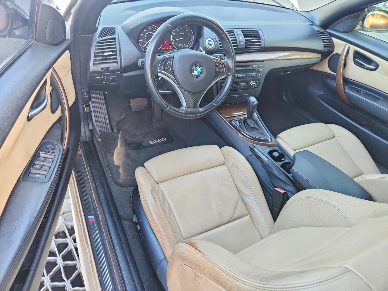2009 Bmw 135 I White vin: WBAUN93529VK40579