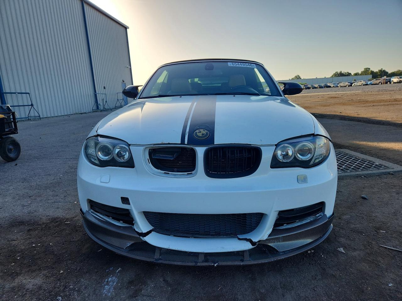 2009 Bmw 135 I White vin: WBAUN93529VK40579