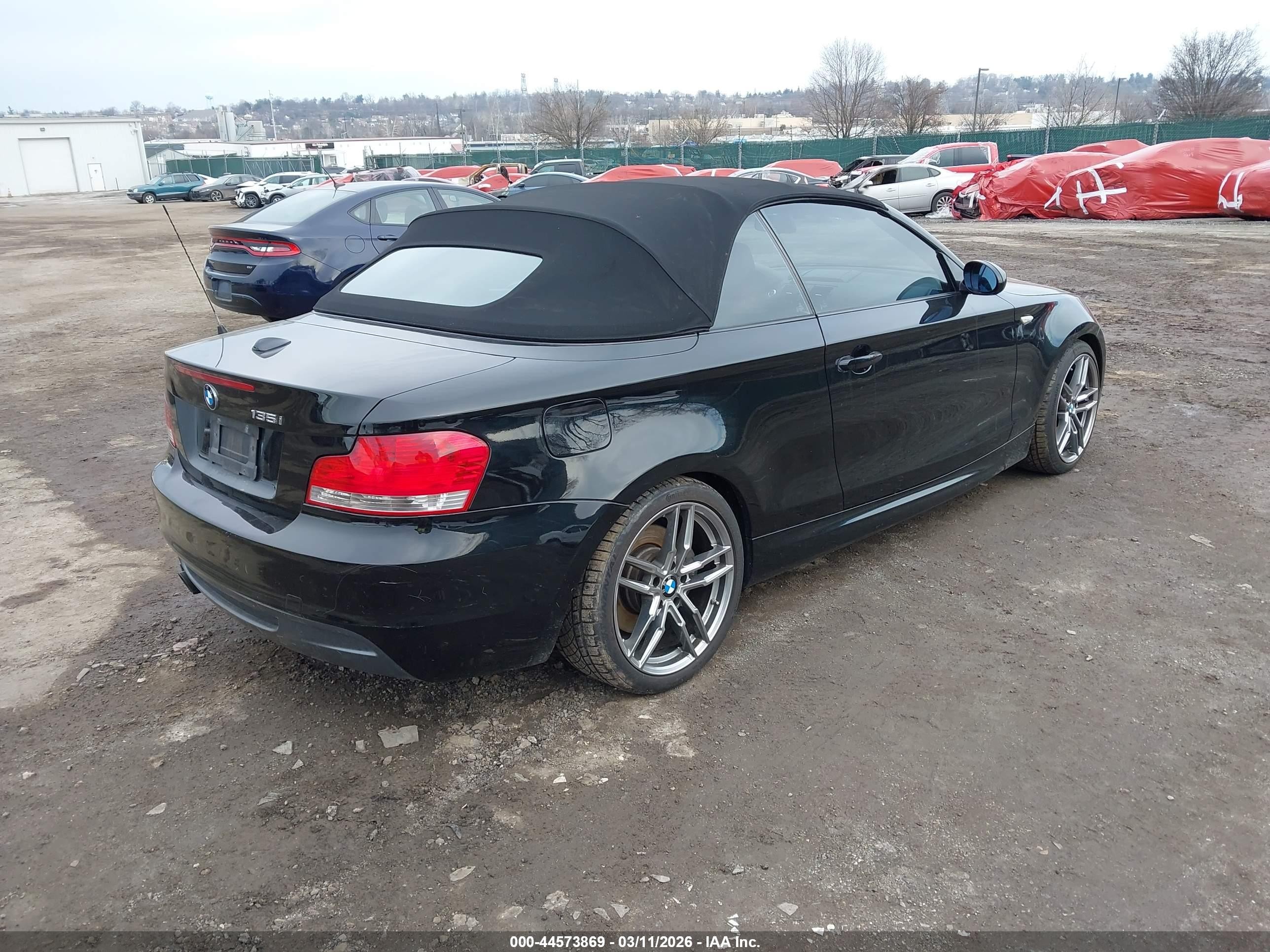 2008 Bmw 135i   Black vin: WBAUN93538VF55456
