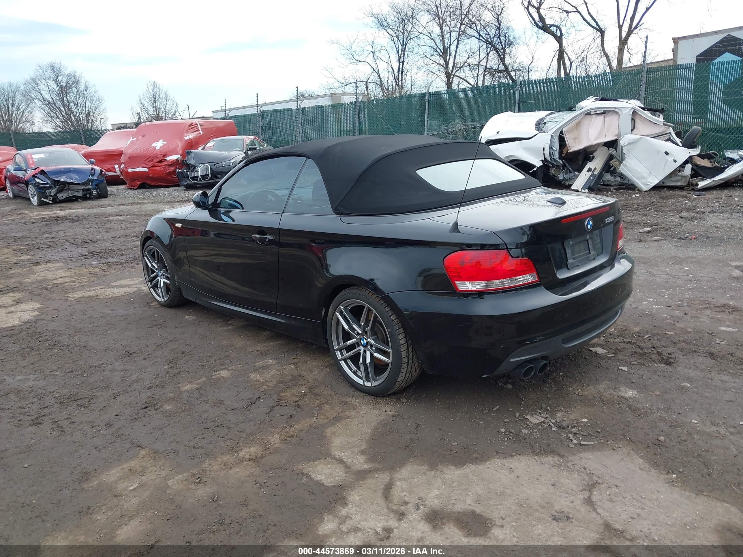 2008 Bmw 135i   Black vin: WBAUN93538VF55456