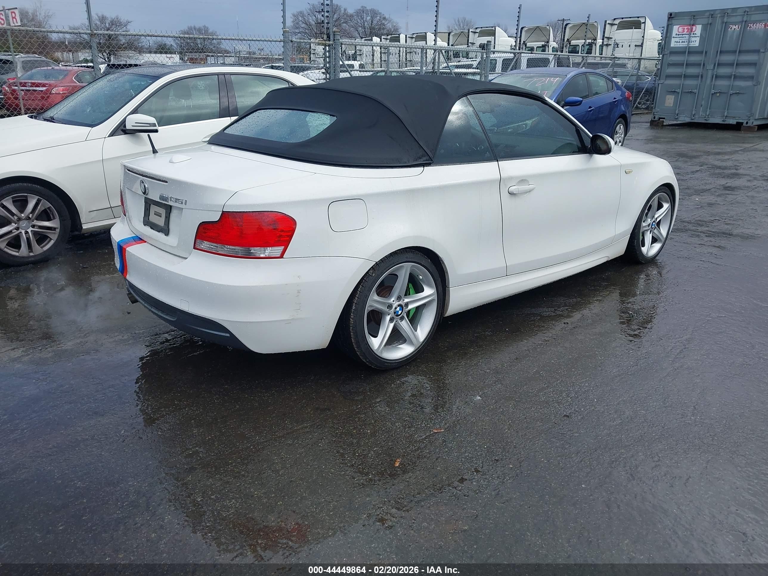 2008 Bmw 135i   White vin: WBAUN93538VK40038