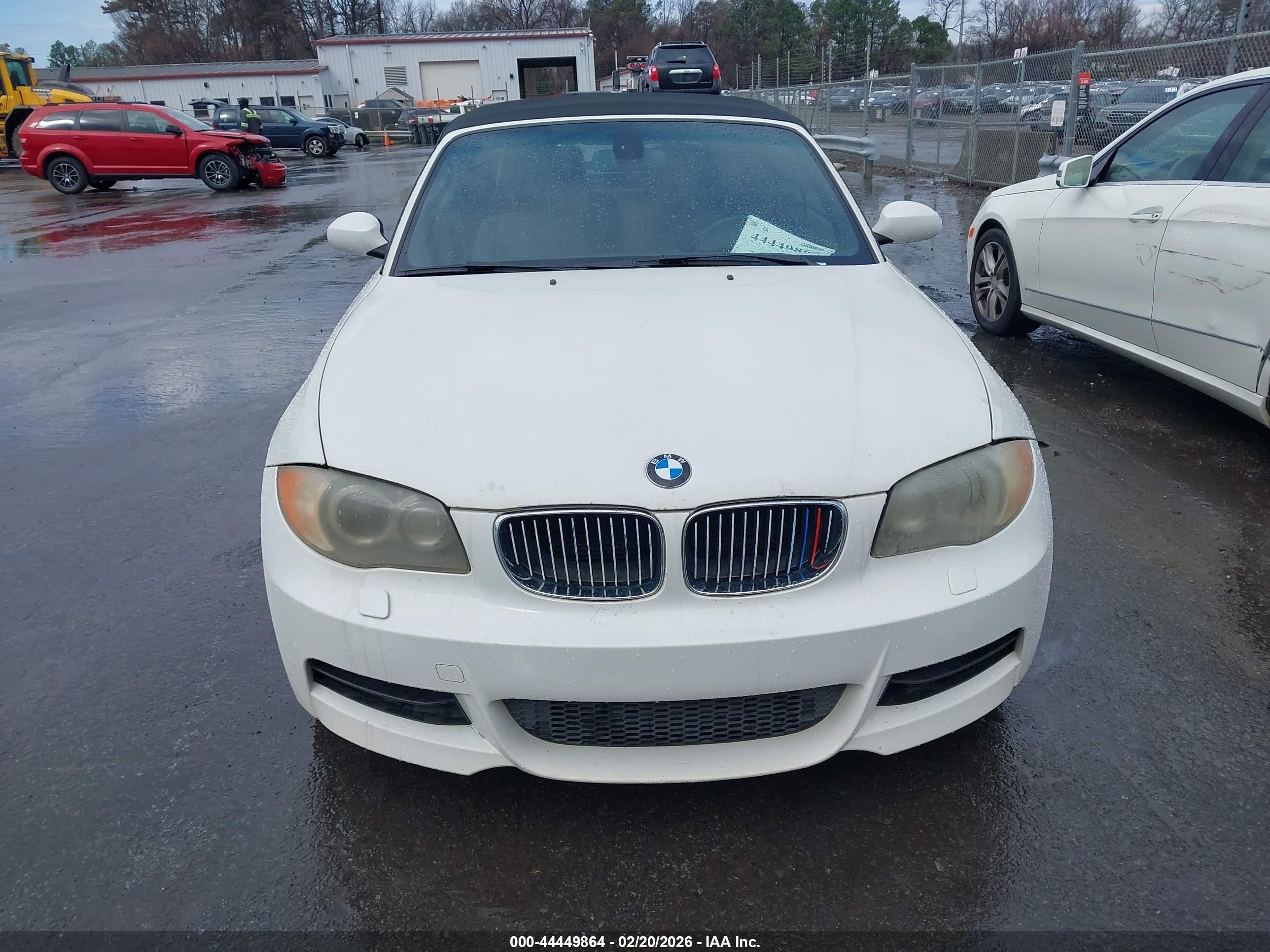 2008 Bmw 135i   White vin: WBAUN93538VK40038
