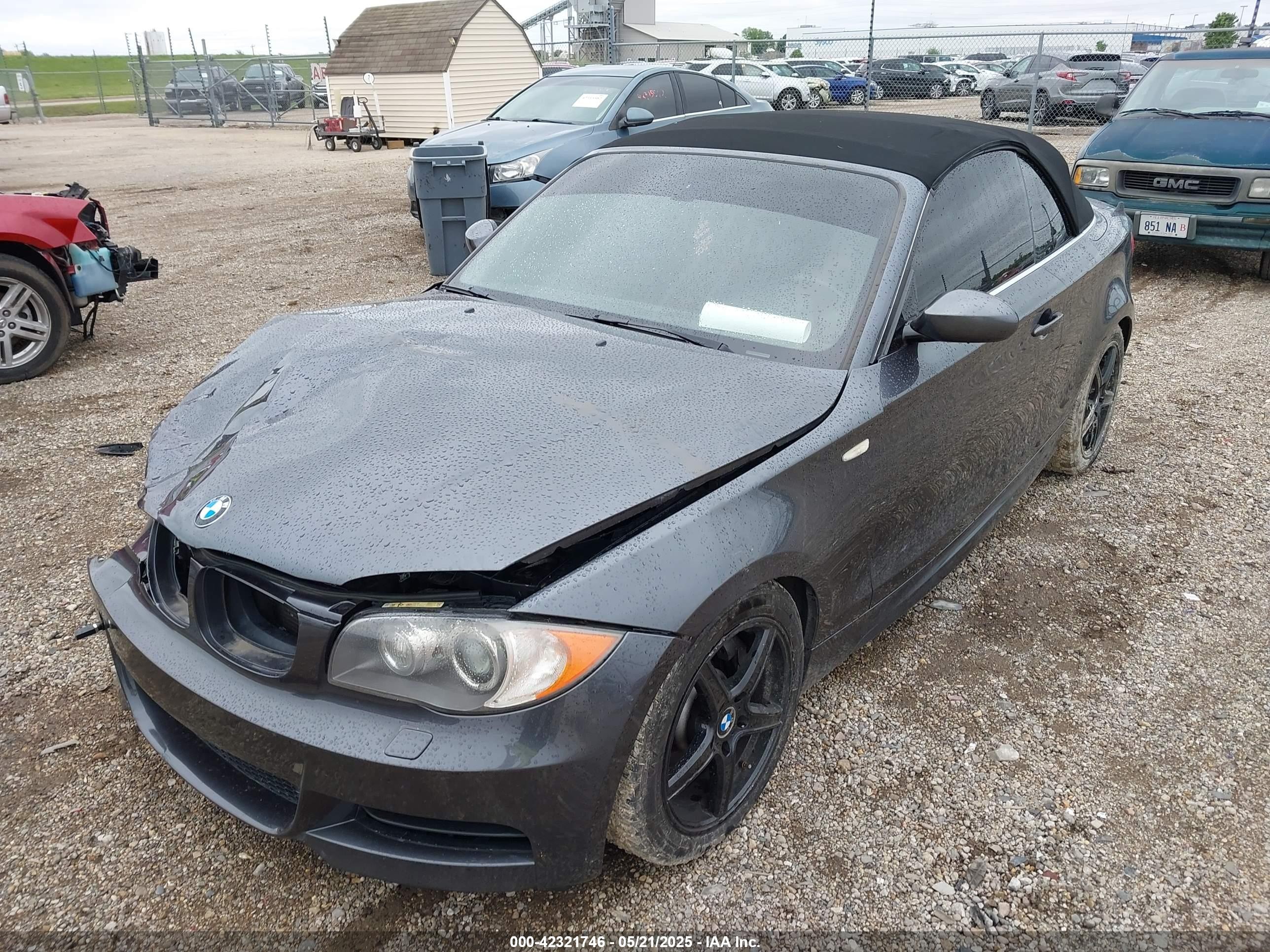 2008 Bmw 135i   Black vin: WBAUN93548VF54817