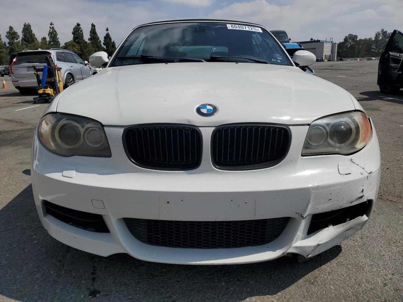 2009 Bmw 135 I Белый vin: WBAUN93549VK40406