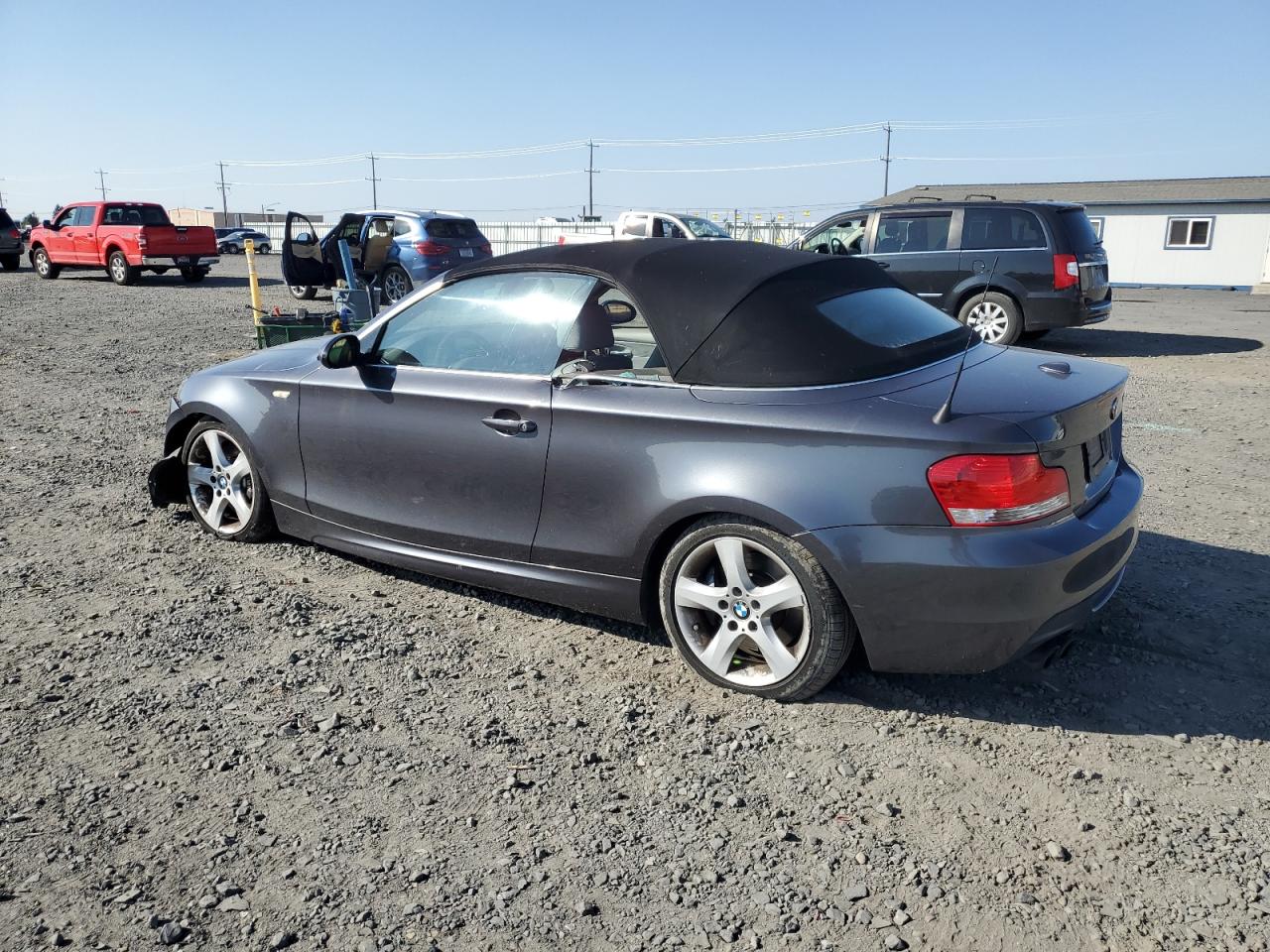 2008 Bmw 135 I Black vin: WBAUN93558VF56236