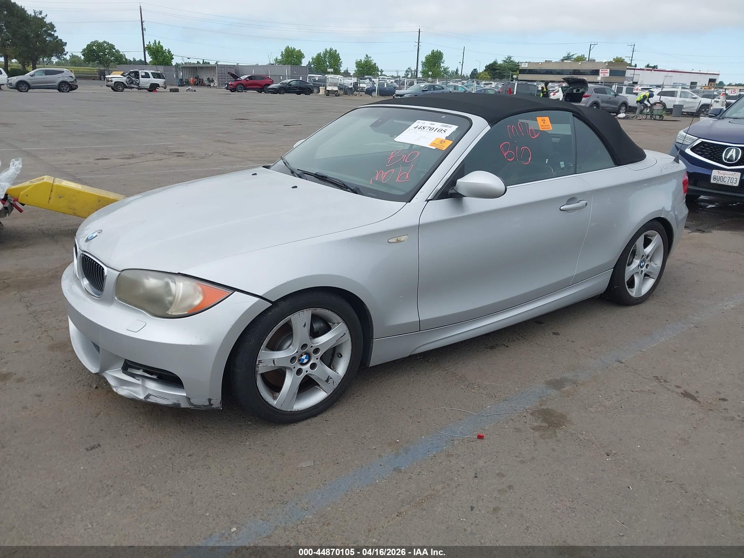 2008 Bmw 135i   Silver vin: WBAUN93558VF56365