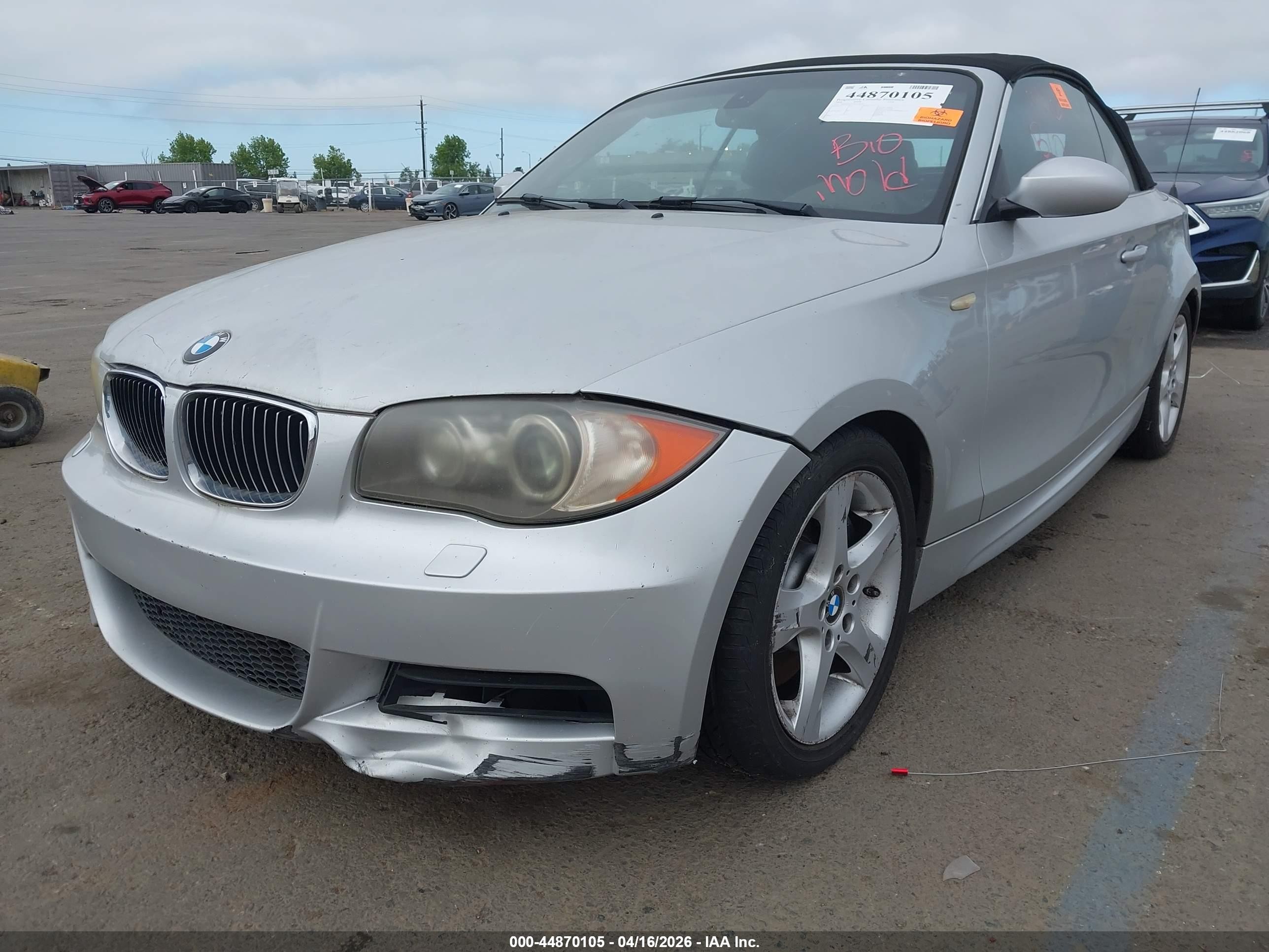 2008 Bmw 135i   Silver vin: WBAUN93558VF56365