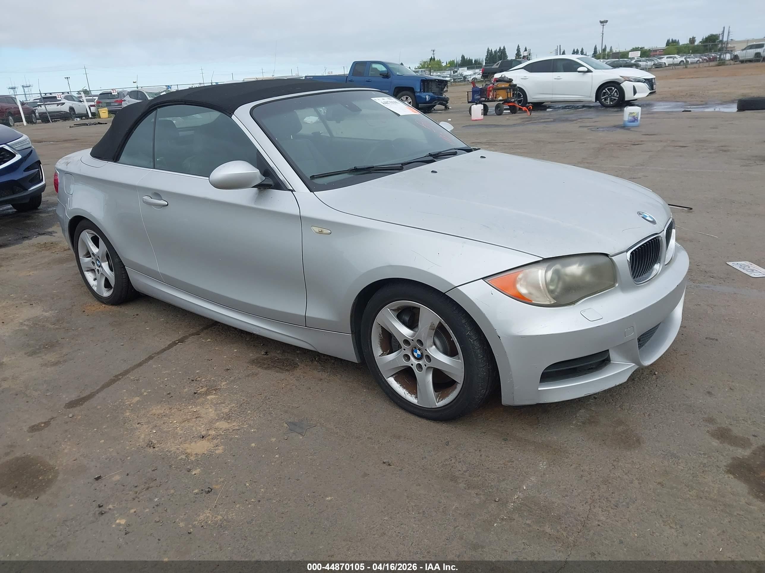 2008 Bmw 135i   Silver vin: WBAUN93558VF56365