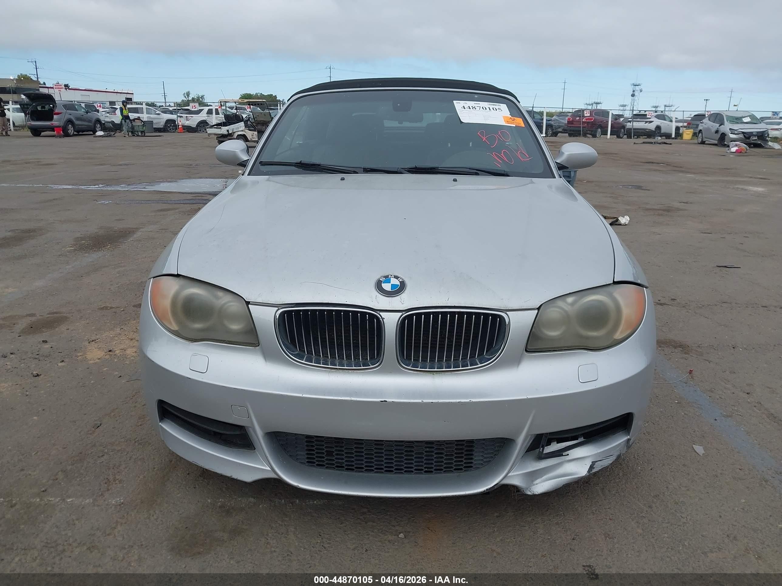 2008 Bmw 135i   Silver vin: WBAUN93558VF56365