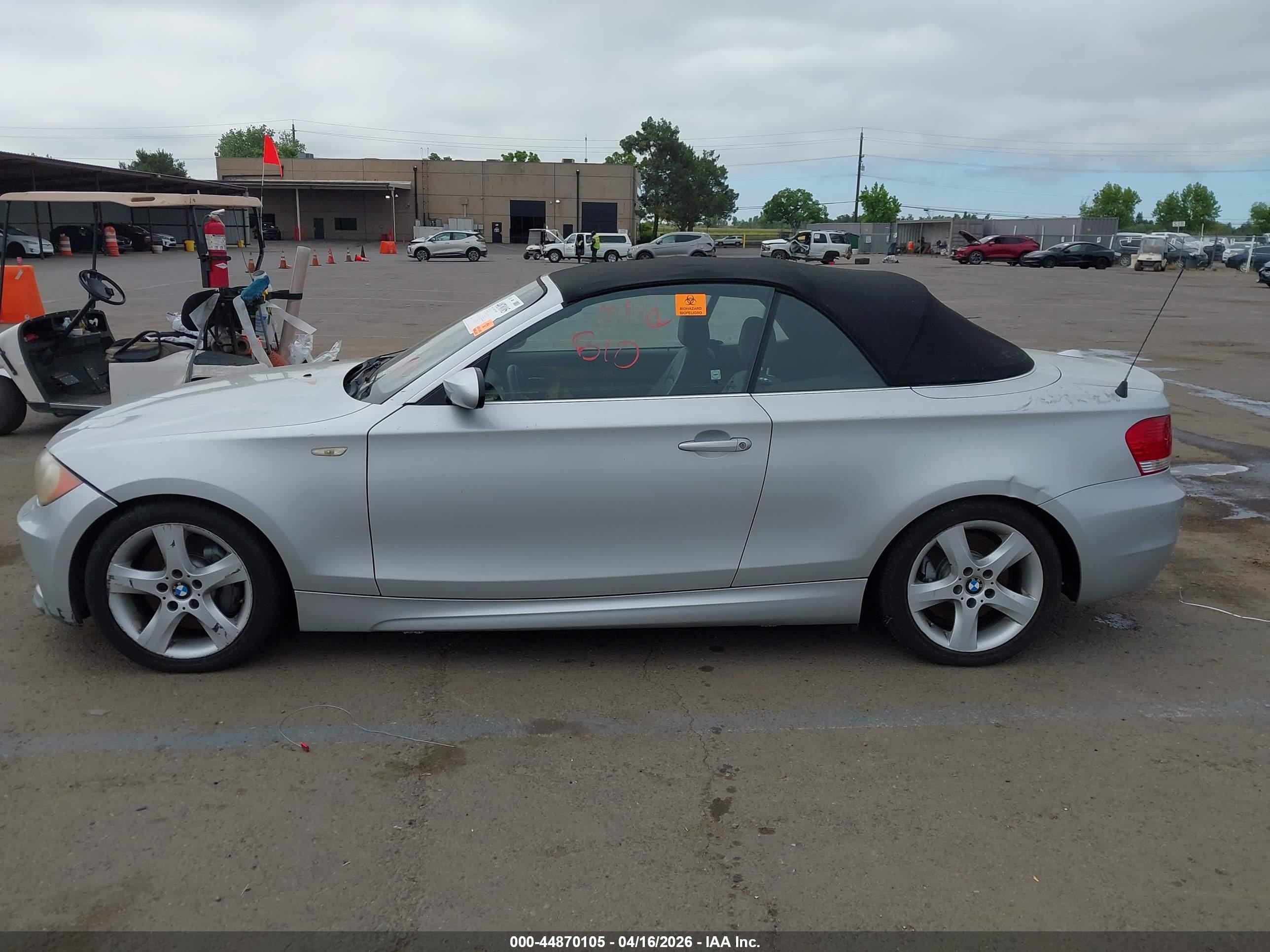 2008 Bmw 135i   Silver vin: WBAUN93558VF56365
