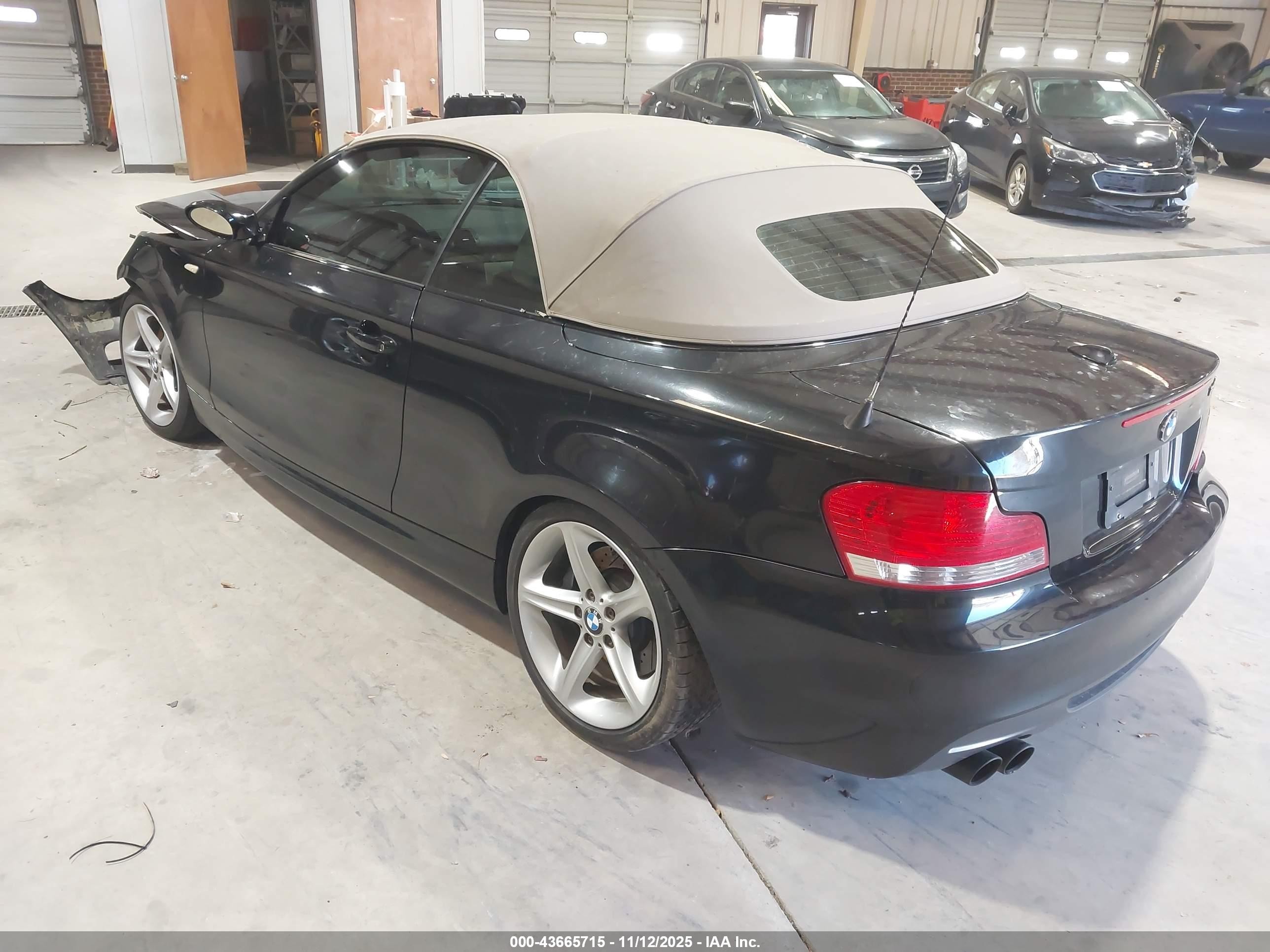 2009 Bmw 135i   Black vin: WBAUN93559VK41113