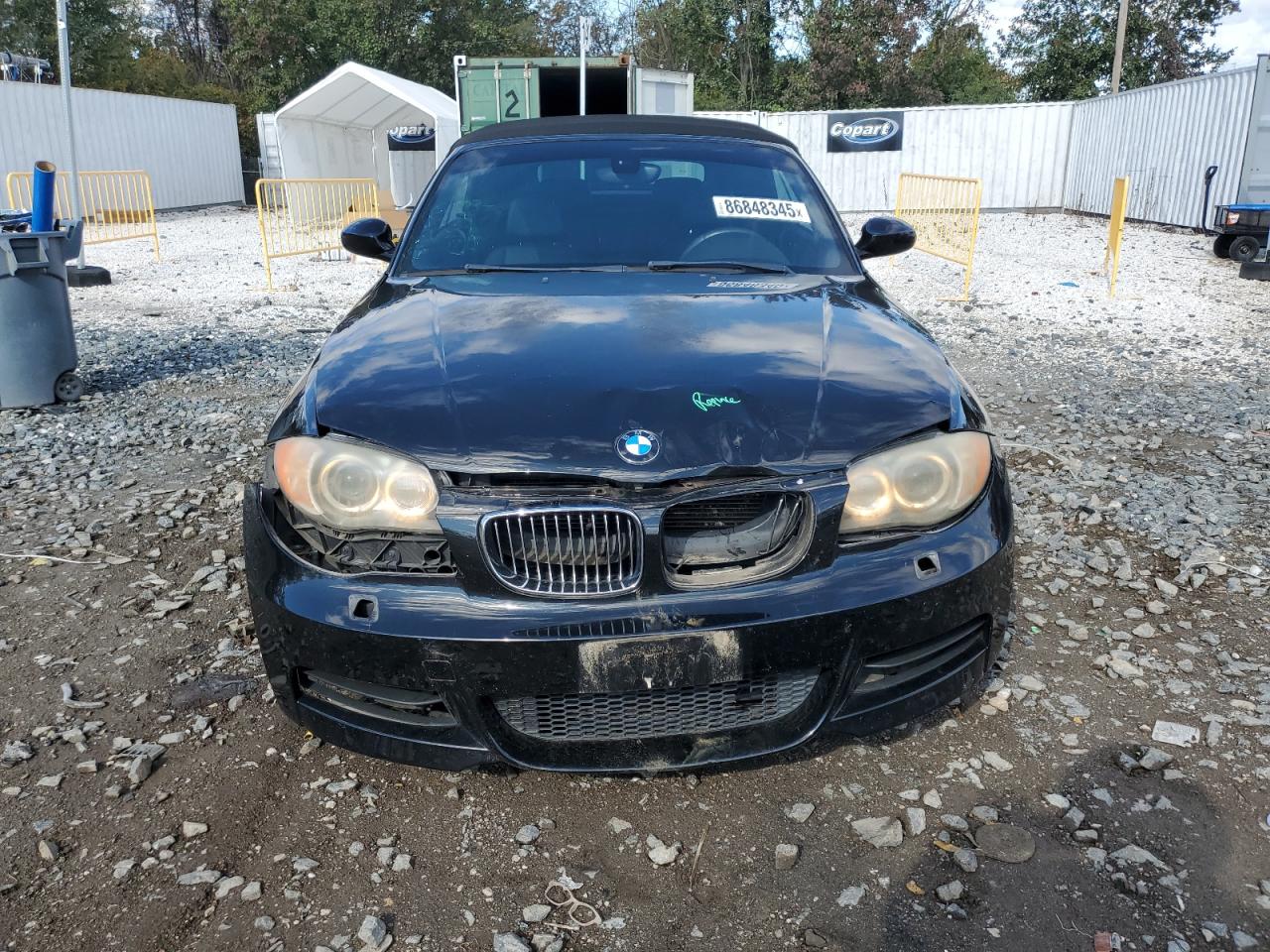 2008 Bmw 135 I Black vin: WBAUN93568VF55841