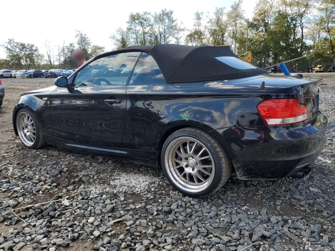 2008 Bmw 135 I Black vin: WBAUN93568VF55841
