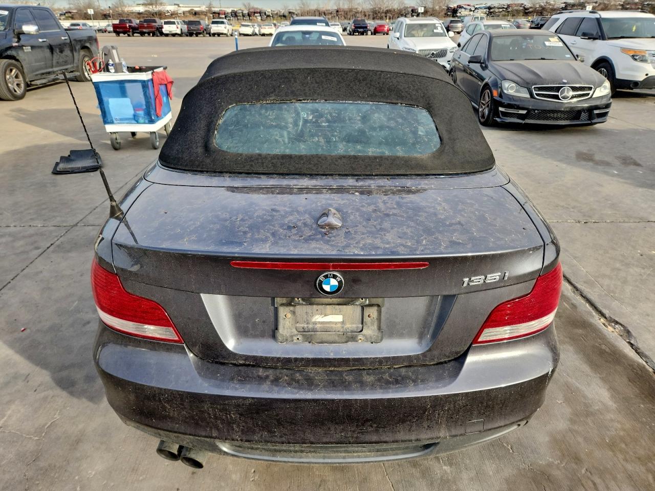 2008 Bmw 135 I Gray vin: WBAUN93568VF56164