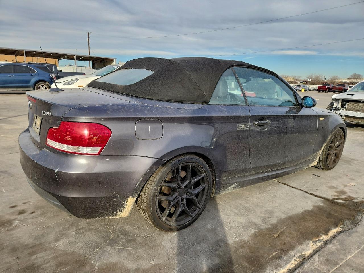 2008 Bmw 135 I Gray vin: WBAUN93568VF56164