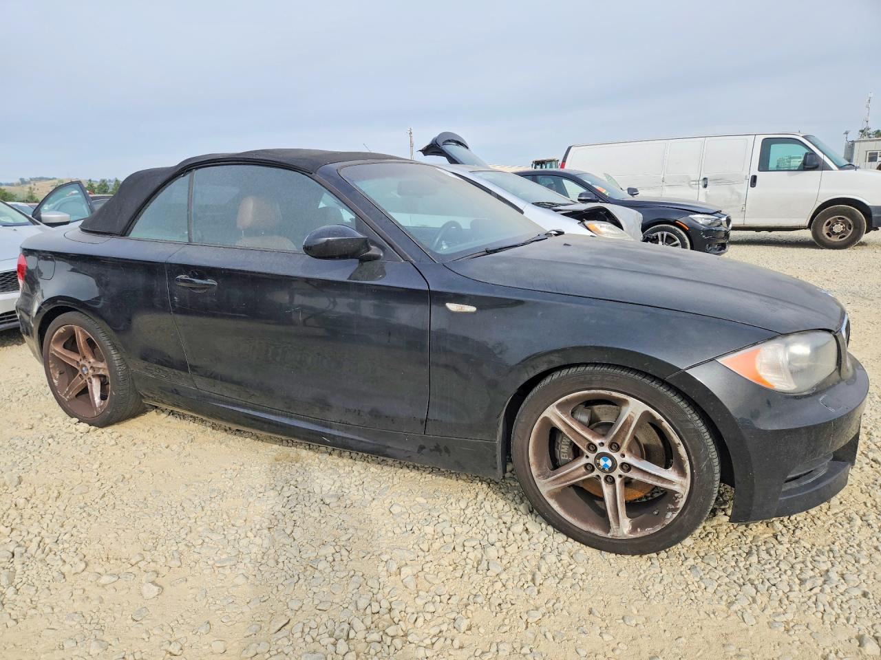 2008 Bmw 135 I Black vin: WBAUN93578VF56402