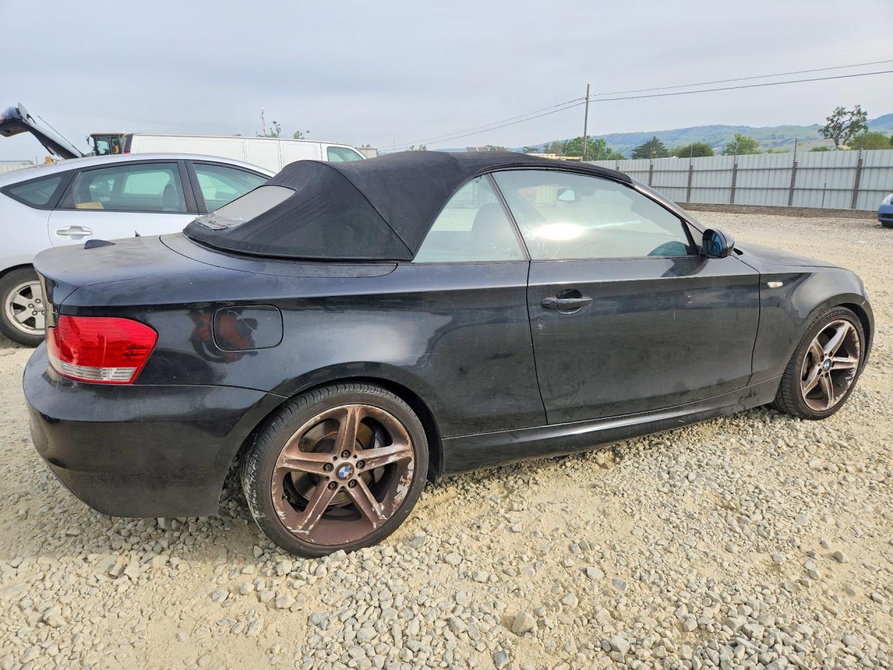 2008 Bmw 135 I Black vin: WBAUN93578VF56402