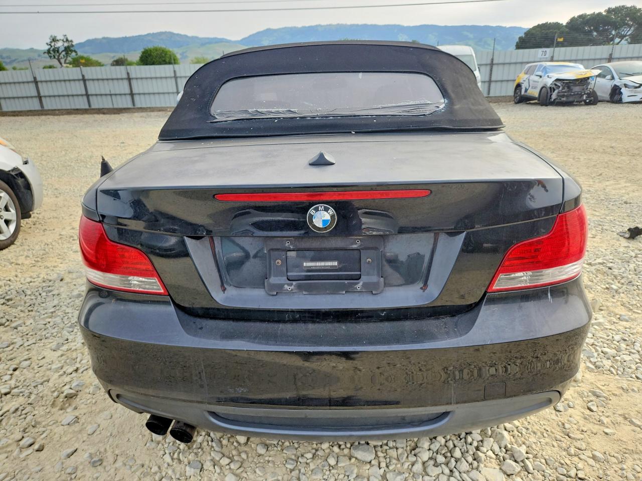 2008 Bmw 135 I Black vin: WBAUN93578VF56402
