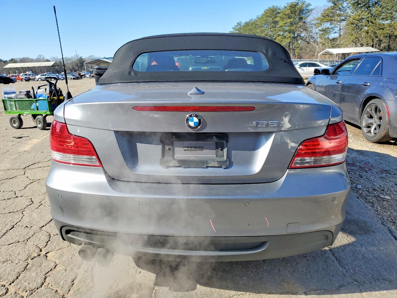 2009 Bmw 135 I Gray vin: WBAUN93579VE94680