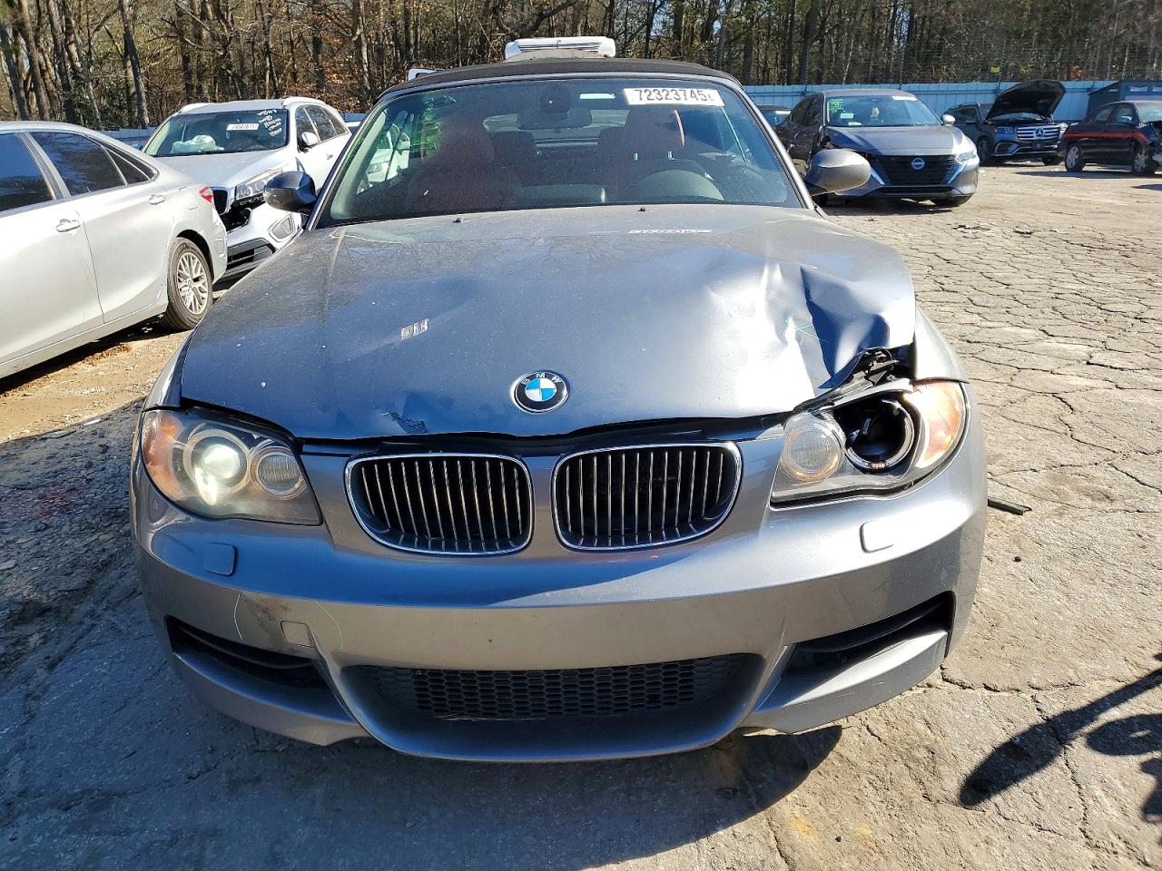 2009 Bmw 135 I Gray vin: WBAUN93579VE94680