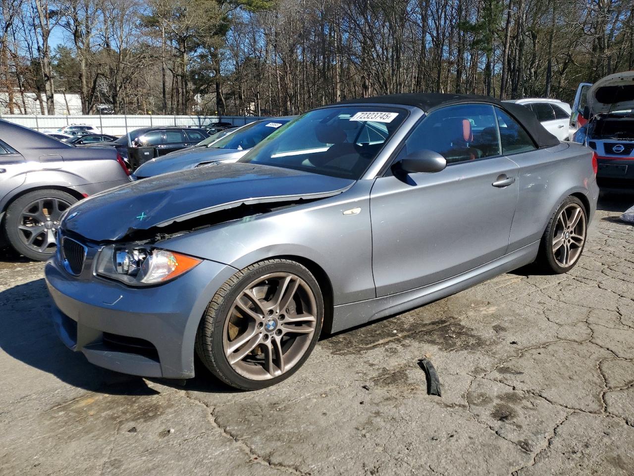 2009 Bmw 135 I Gray vin: WBAUN93579VE94680